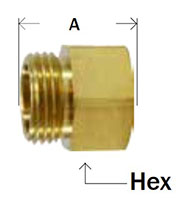 Rigid - MGH x Female Pipe Diagram